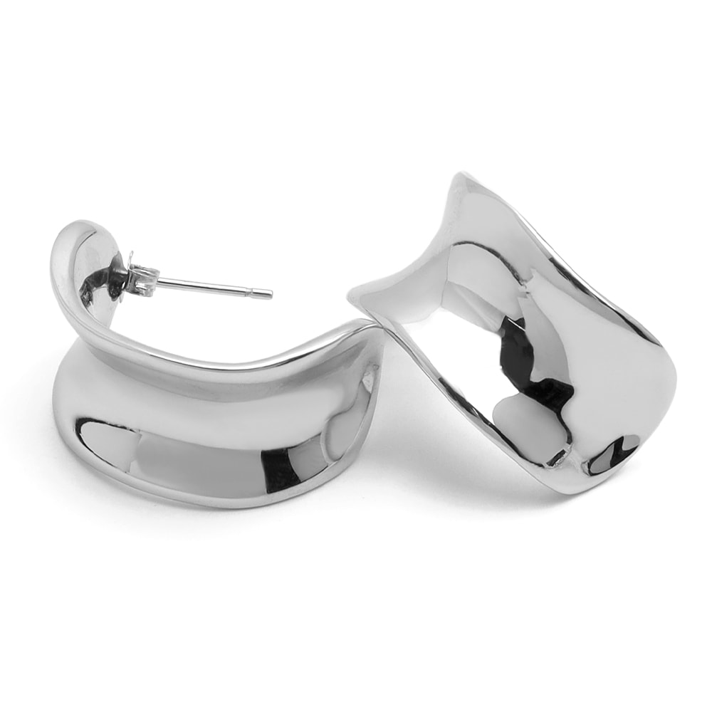 925 幅広 フープピアス [ce123] 9,075円