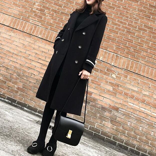 レディース ジャケット 上着 羽織り コート アウター チェスターコート ライン ミドル丈 Vネック