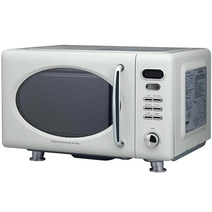 Toffy トフィー 17L 単機能 電子レンジ K-DR1-AW アッシュホワイト