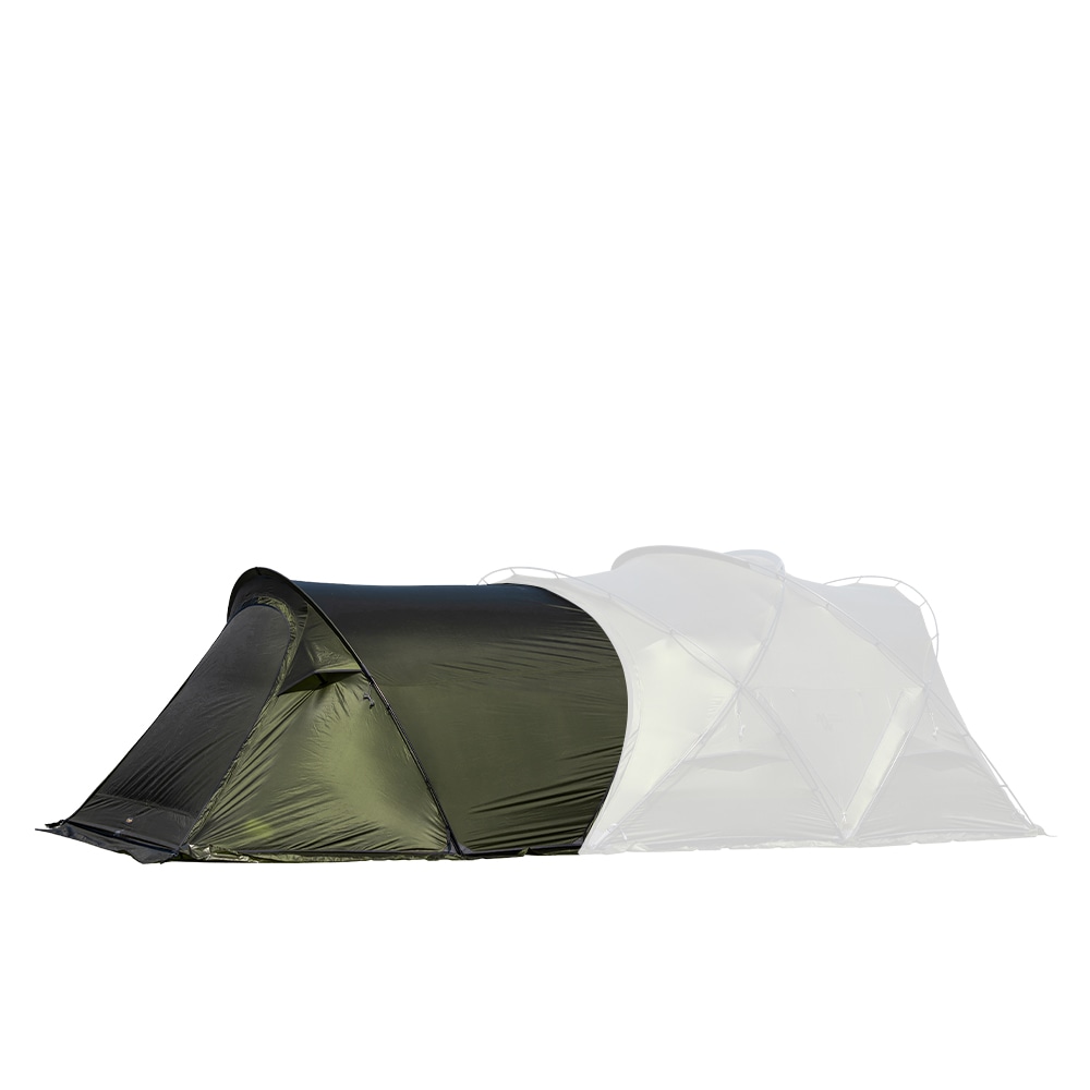 ミニマルワークス シェルターGE ベスティブルオリーブ/ 2~3人掛けドッキング 全室拡張