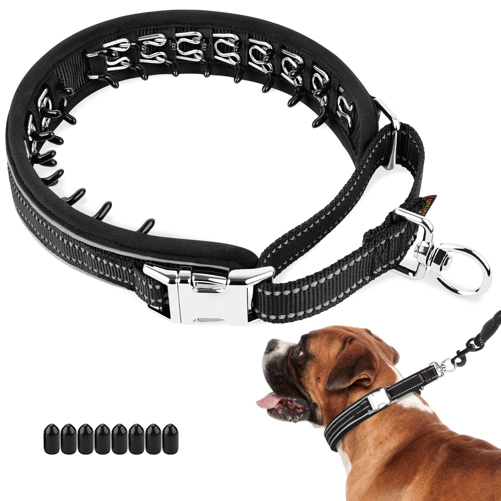 Mayerzon Martingale No Pull collar 中型犬 大型犬用 ウォーキング トレーニング 首輪 ジャーマン シェパード ボクサー ロットワイラー 引っ張る反射360回転