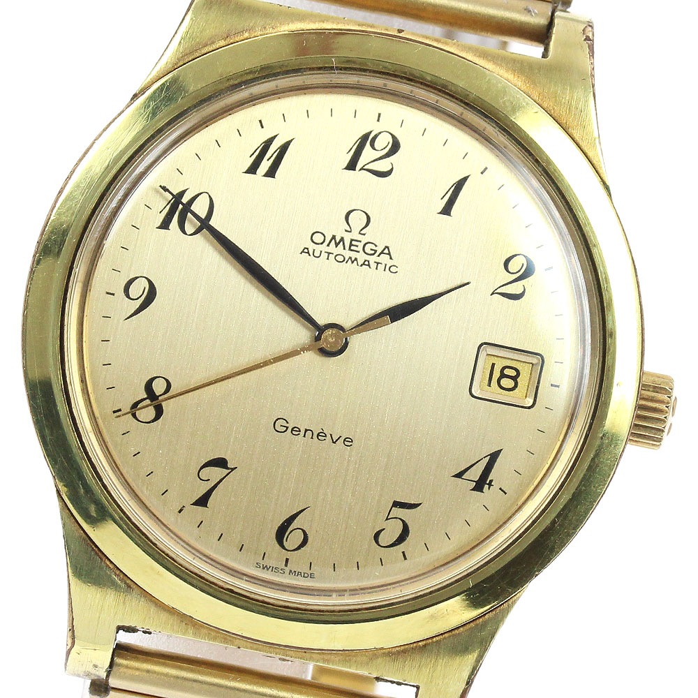 オメガ OMEGA 166.0168 ジュネーブ デイト Cal.1012 自動巻き メンズ _943769【中古】