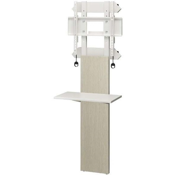 EW-54W ホワイト系 [壁面テレビスタンド (65V型)] メーカー直送