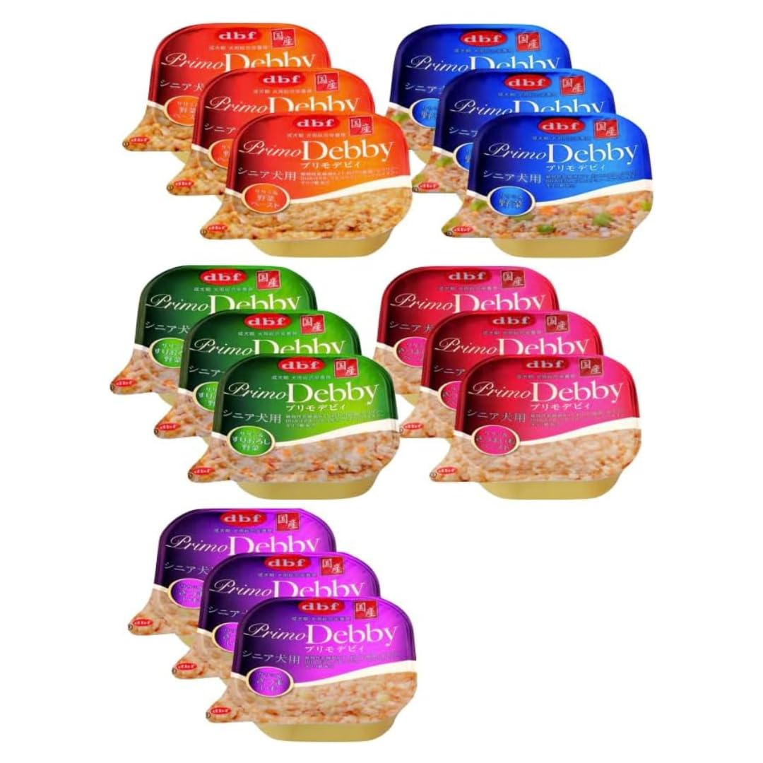デビフ プリモデビィ シニア犬用 95g 5種 各3個（計15個） ドッグフード （野菜・さつまいも・すりおろし野菜・野菜ペースト・さつまいもペースト） 高齢犬