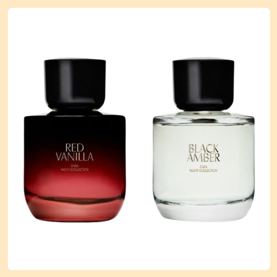 ZARA 香水 RED VANILLA 90ML + BLACK AMBER 90ML オードトワレ [EDT] 6,298円