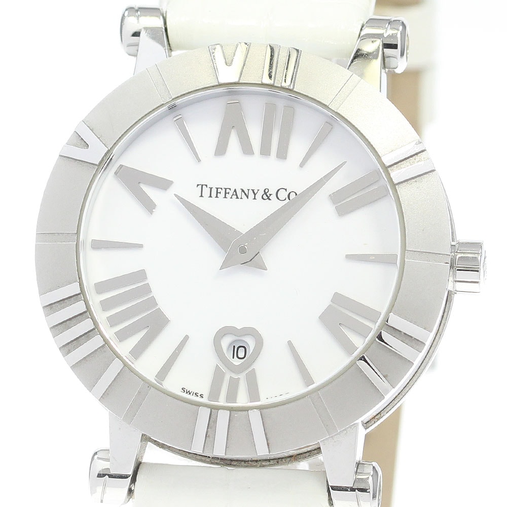 ティファニー TIFFANY&Co. Z1300.11.11A20A71A アトラス ドーム デイト クォーツ レディース 保証書付き_860915【中古】
