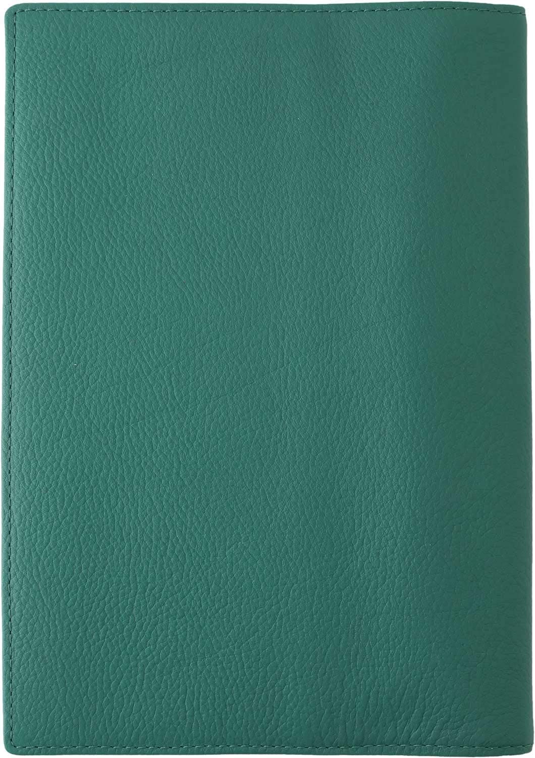 スリップオン(SLIP-ON) フリータイプ四六判ブックカバー OSL ソフトレザー 本革 グリーン OSL-4501-GRN