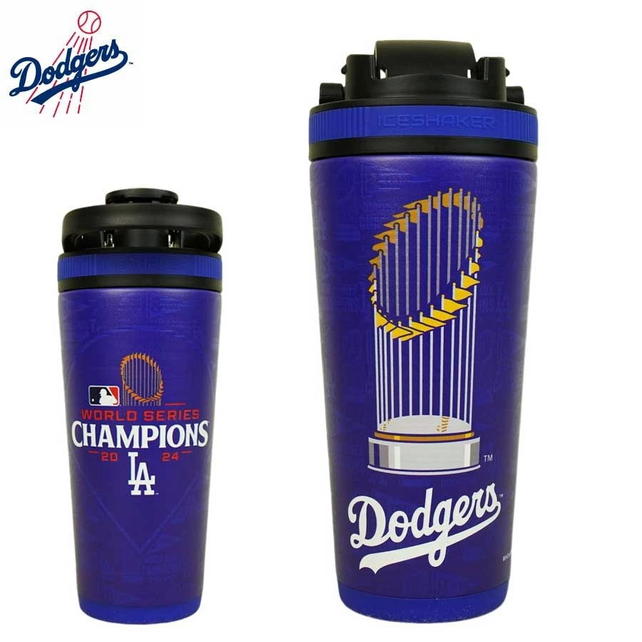 ロサンゼルス ドジャース公式グッズFANATICS MLB 26oz アイスシェイカースポーツ ステンレススチールボトル26oz ICE SHAKER ワールドシリーズ
