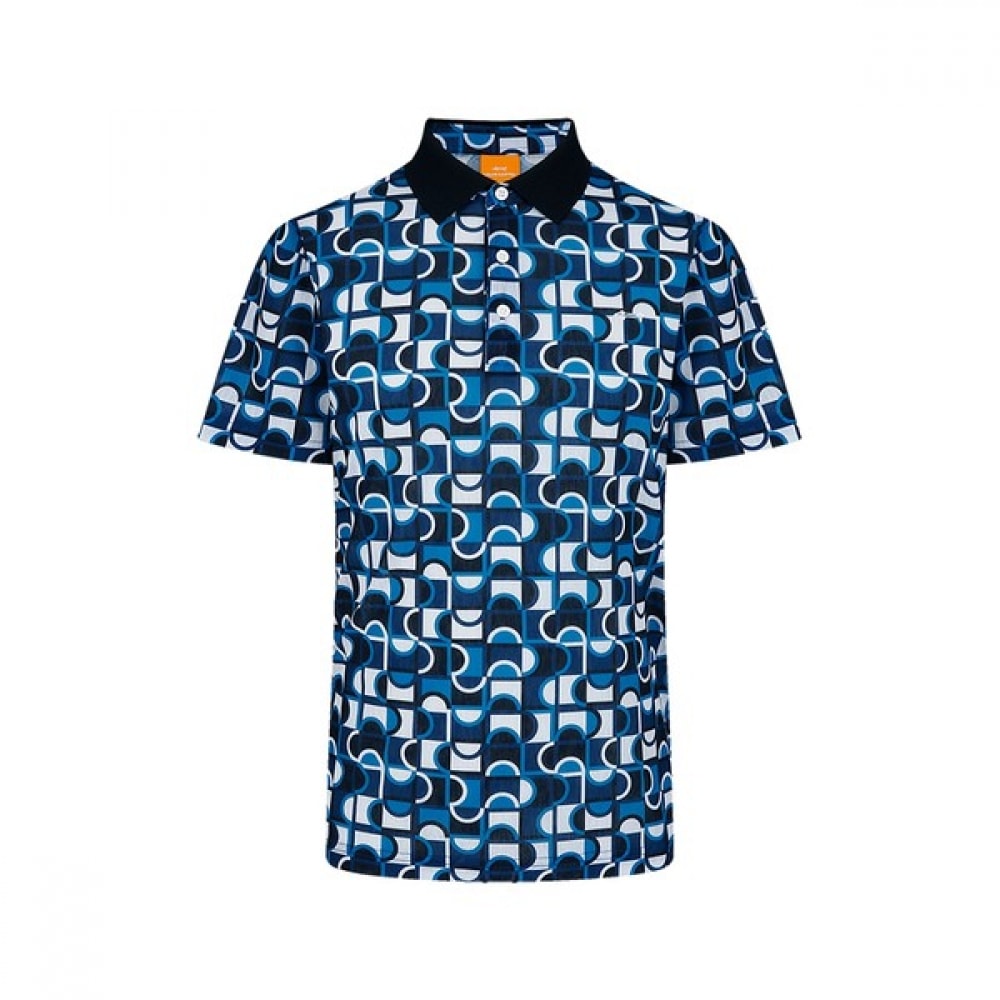 [ルイカステル] メンズフロントページDTPヨコエリTシャツ