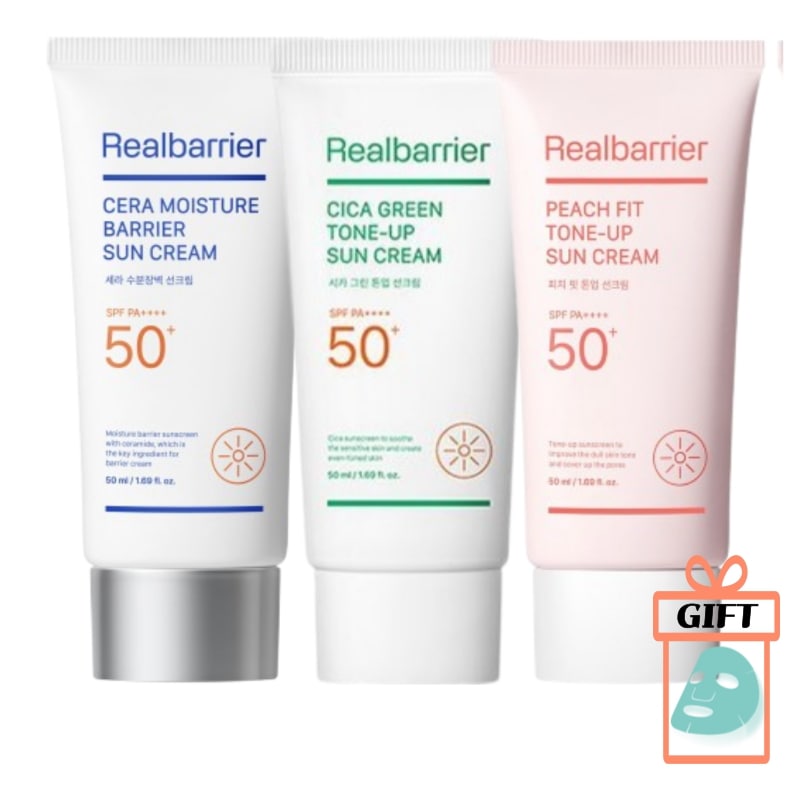 【1+1】セラ水分バリア（50mL）＆シカグリーントーンアップ（50mL）＆ピーチフィットトーンアップUVクリーム（50mL）/トーン アップ 日焼け 止め,日焼け 止め ランキング