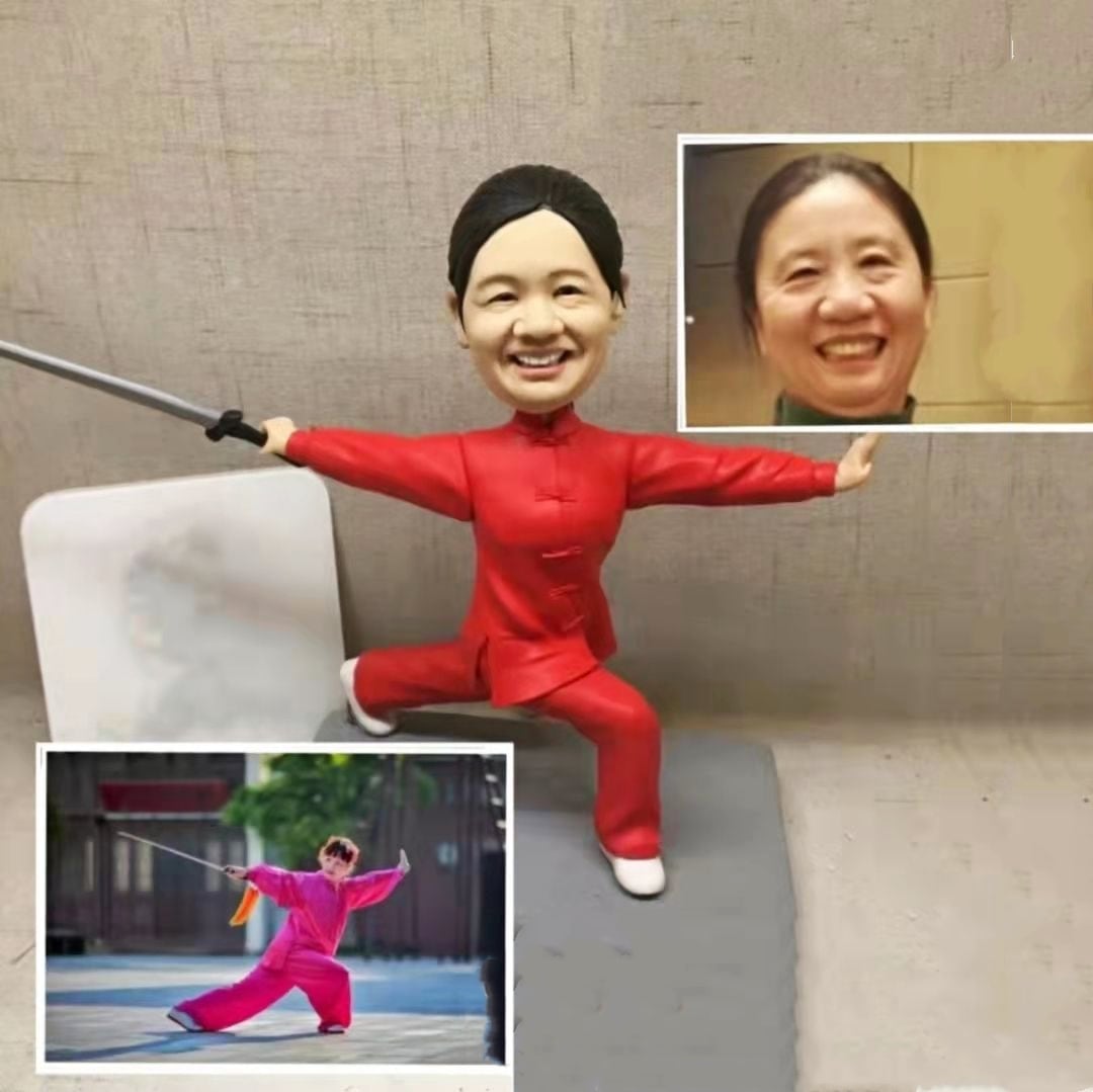 【オーダーメイド】3D肖像画 似顔絵 人形 フィギュア 彼氏 彼女 誕生日 ケーキトッパー 記念日 カップル 友達 プレゼント