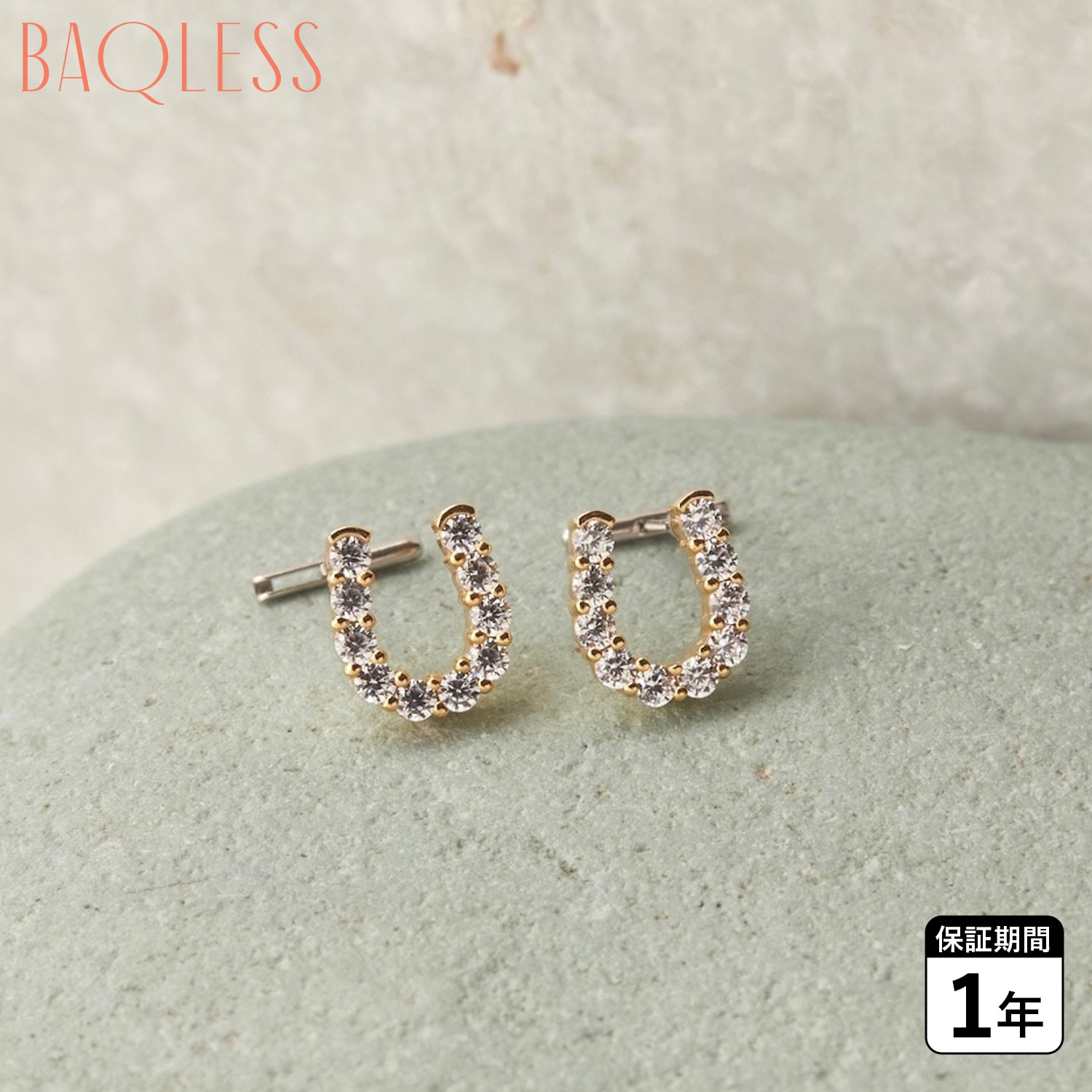 ピアス レディース 金属アレルギー対応 つけっぱなし キャッチなし キャッチレス サージカルステンレス CZ-AL予約 8月中旬 入荷予定