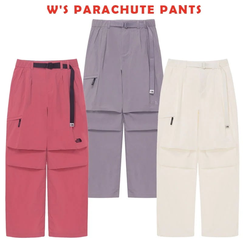 韓国正規品保証 関税負担なしNP6NR34J WS PARACHUTE PANTS デイリー 基本 着装 男子 女子 人気 韓国 ファッション 男女共用 アウトドア