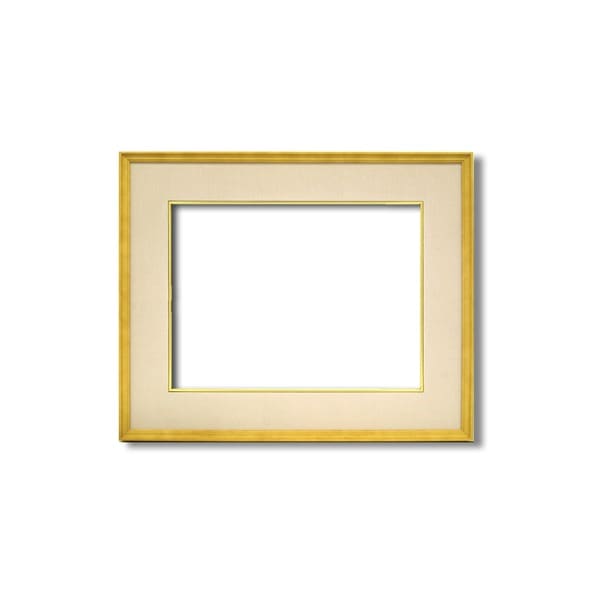 ( 日本画額 )木製フレーム 和額 色紙額 色紙Fサイズ 木製日本画額 F8サイズ 455×380mm ベージュ 額縁 額 フレーム