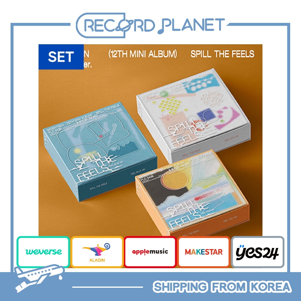 ONLINE特典+ 3種セット SEVENTEEN - 12th Mini Album SPILL THE FEELS (STANDARD ver.)