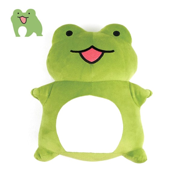 しゃっくりぬいぐるみ しゃっくり カエル もち クッション 動物 愛着 大型ぬいぐるみ 55cm