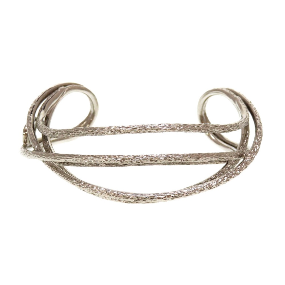 美品 クリスチャンディオール CDロゴ バングル メタル/メタル シルバー 0029【中古】Christian Dior ユニセックス