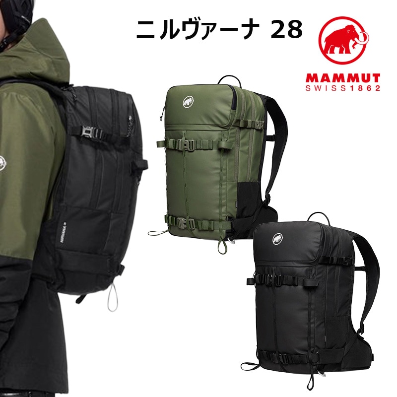 ニルヴァーナ 28 28L Nirvana 28 2560-00260 バックパック スキー スノースポーツ ウインタースポーツ フリーライディング 雪崩装備 正規販売店