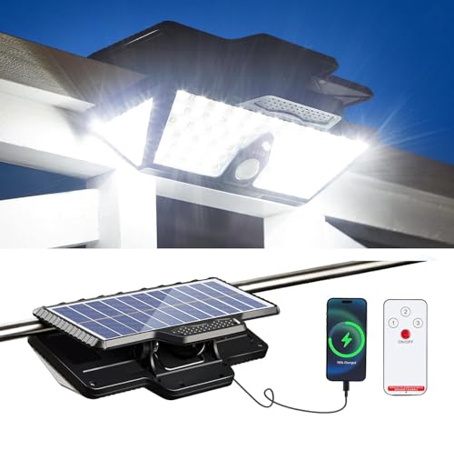 LIFENGSOLER 208LED クリッパ式 センサーライト 屋外 ソーラー 人感 高輝度 IP65防水 屋外 ソーラーライト 3種類設置方法 USB充電可 玄関 駐車場 庭 柵 側溝 ガレージ 6,003円