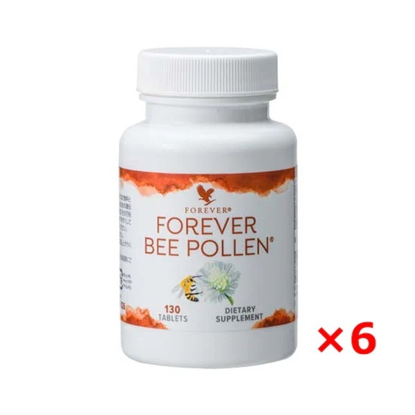 FLPビーポーレン(蜜蜂花粉)130粒6個set[Forever Living Products]（