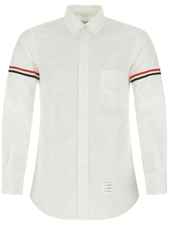 THOM BROWNE Men Shirts MWL150E03113 100 WHITE