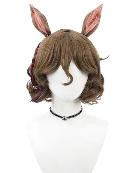 コスプレウィッグタップダンスシチーロング三つ編みウマ娘プリティーダービー耐熱文化祭小物ハロウイーンウィッグかつらネット付きコスチューム30%までに制限 4,855円