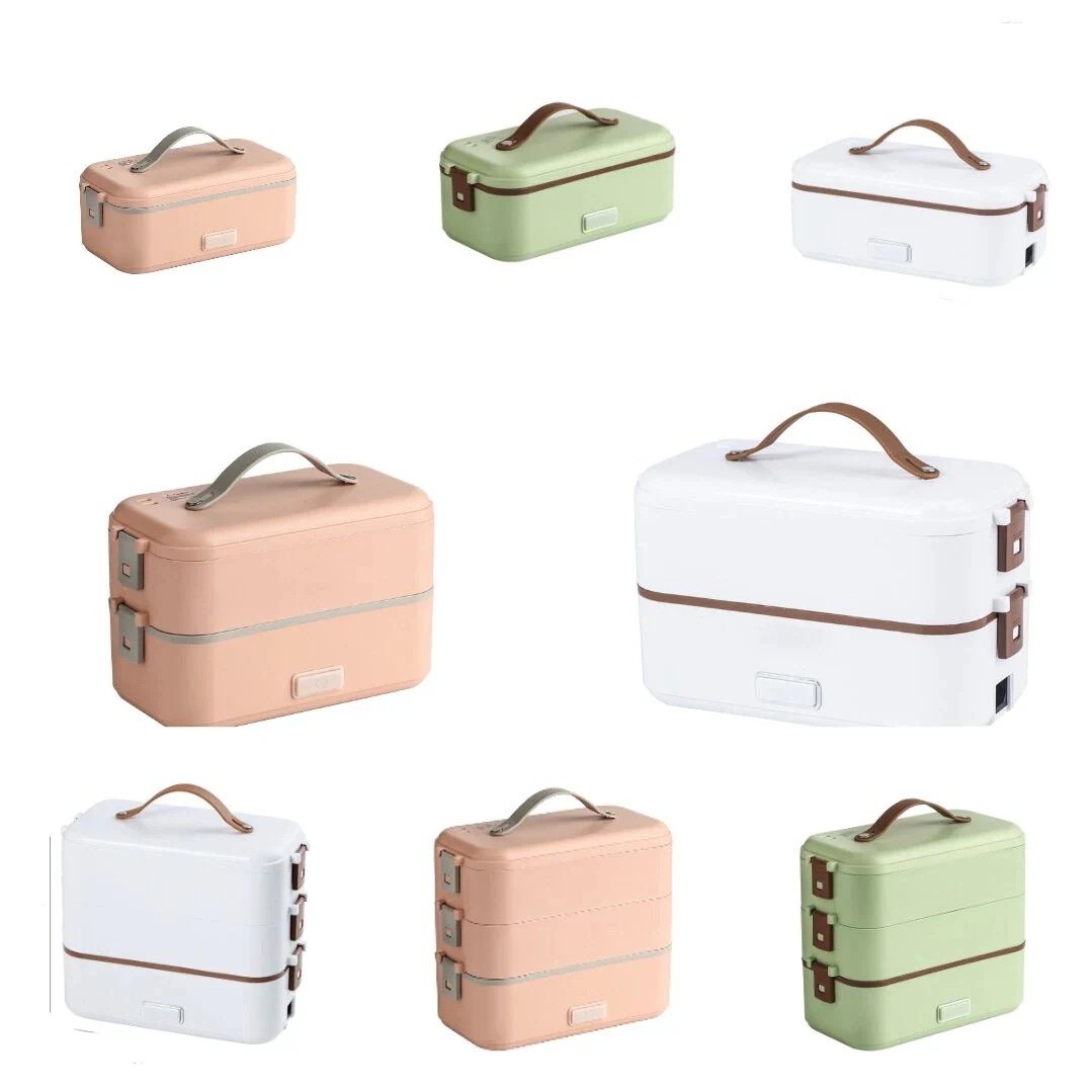 お弁当箱　通勤　電熱弁当箱 保温 加熱 マルチ 一人暮らし 弁当箱 持ち運び 新生活 空炊き防止機能付き