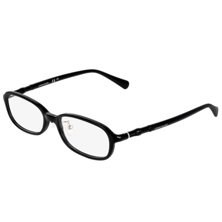 レディース メガネ lo2806lbj-001 51mm 眼鏡 かわいい おしゃれ オーバル スクエア 型 丸眼鏡 ブランド 黒縁 黒ぶち BLACK カラー ダミーレンズ発送
