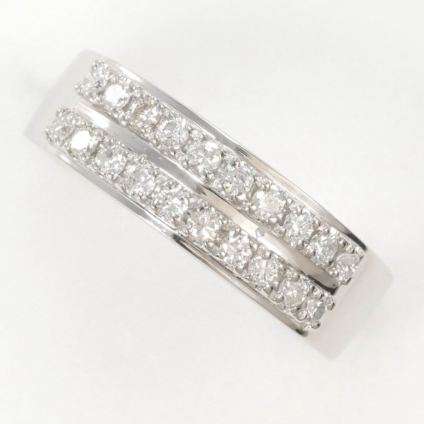 PT900 プラチナ リング 9.5号 ダイヤ 0.27 中古