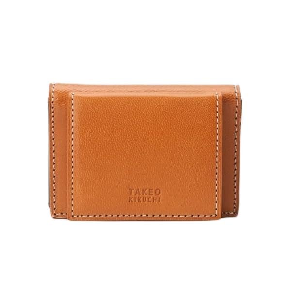 [ タケオキクチ ] 財布 アニリンゴート ミニ財布 07009406 メンズ キャメルブラウン(041) 00 8,651円