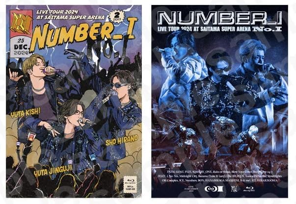 【初回生産限定盤+通常盤 2形態セット】 Number_i LIVE TOUR 2024 「No.」 ( Blu-ray )(特典なし)