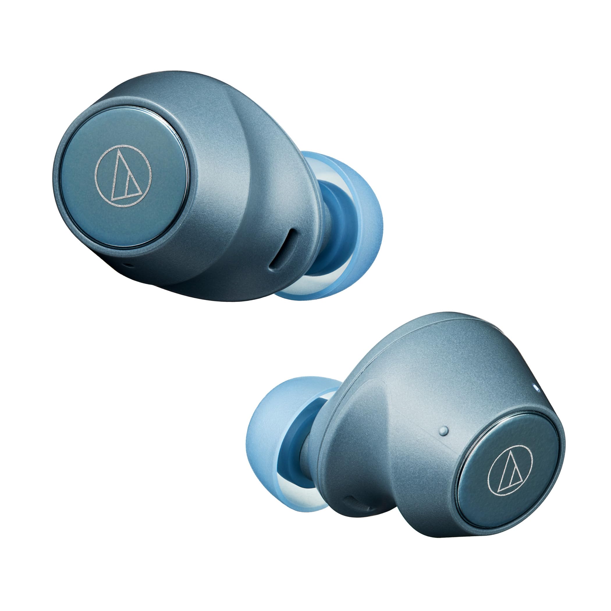 オーディオテクニカ ATH-CKS30TW BL ワイヤレスイヤホン bluetooth 【完全ワイヤレスイヤホン/重低音 / IP55 防水防塵規格/マルチポイント対応/小型軽量 / 最大約20時間