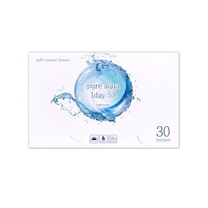 ピュア アクア ワンデー UV Moist 58 by ZERU 1箱30枚 高含水 58％