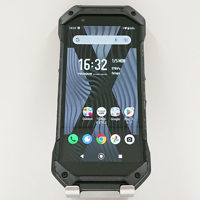 TORQUE 5G KYG01 au ブラック 送料無料 本体 c16135 【中古】
