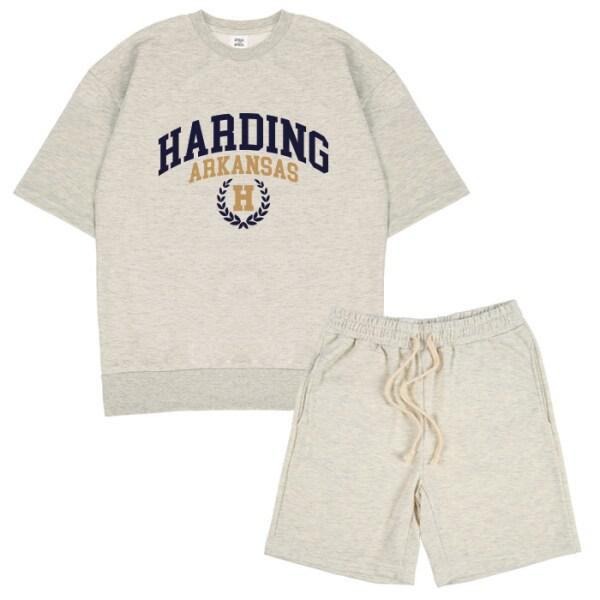 HARDING オーバーフィット 半袖 Tシャツ スウェットパンツ セットアップ 6色