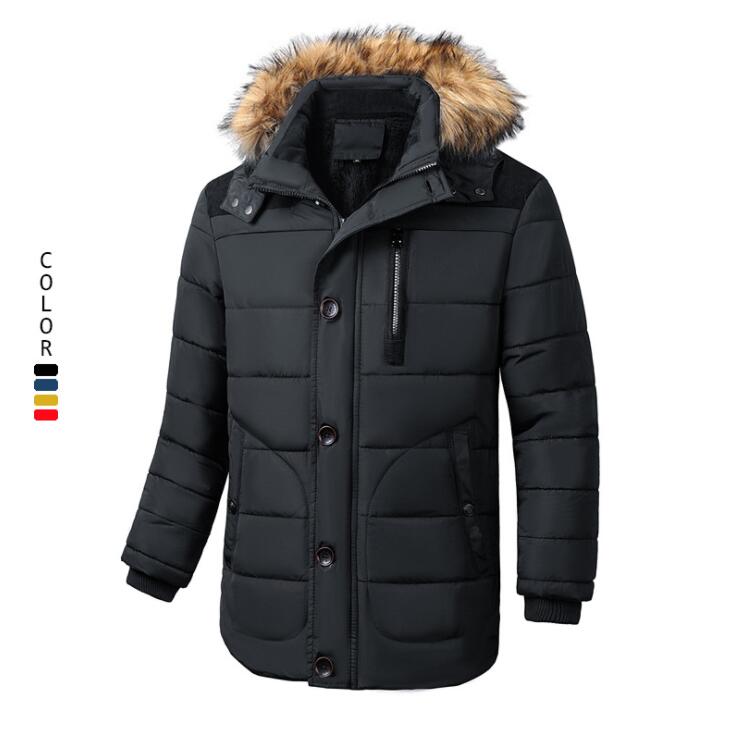 【送料無料】メンズコート 中綿コート ダウンコート 裏起毛 暖かい ショートコート メンズ ビジネスコート 通勤 通学 フェイクファー フード付き アウター ダウンジャケット カジュアルコート 冬物