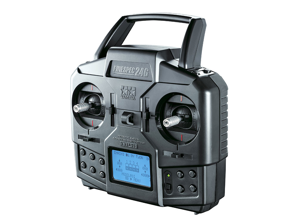 タミヤ ファインスペック2.4G 4チャンネルプロポ(送信機受信機セット)【45068】 プロポセット T 45068 ファインスペック2.4