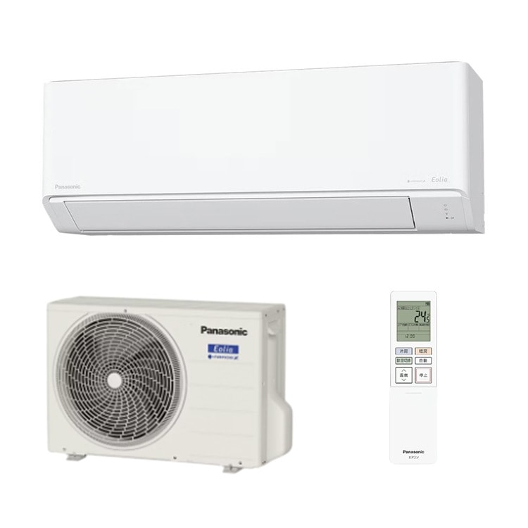 Panasonic パナソニック ルームエアコン Eolia エオリア CS-405DJ2-W 4.0kw 14畳程度 2025年モデル 単相200V クリスタルホワイト 軒先配送のみ