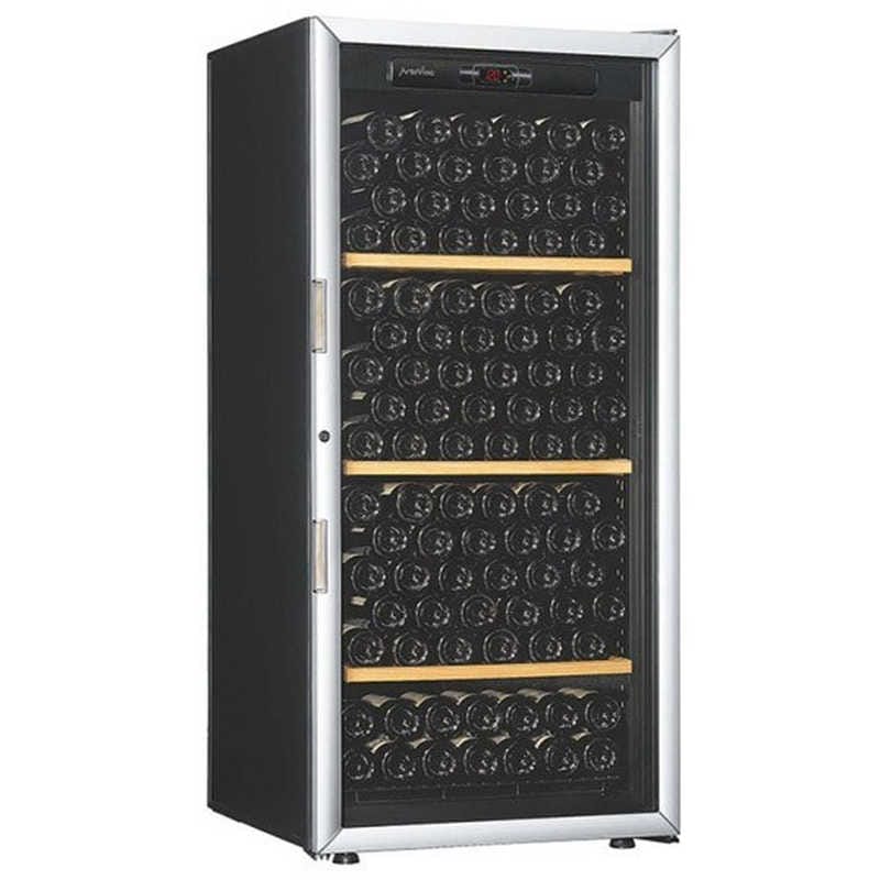 アルテビノ　ワインセラー アルテビノ OMシリーズ 182本 棚板3枚 ノアール 黒 　OVM03（標準設置無料）