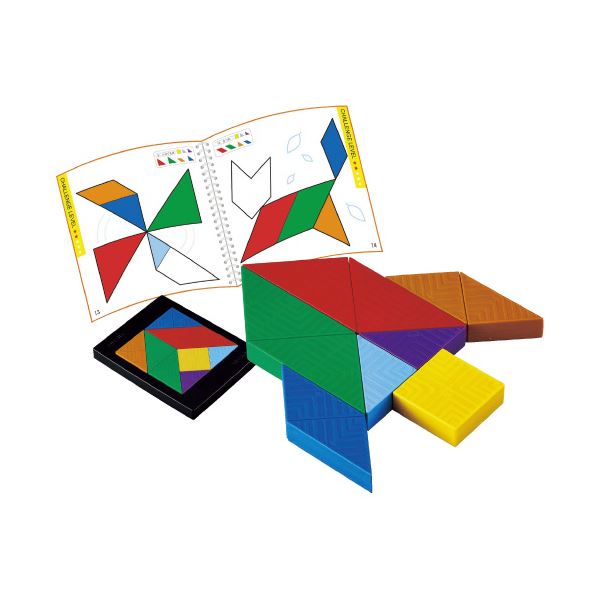 （まとめ） 脳力タングラム （x2セット）