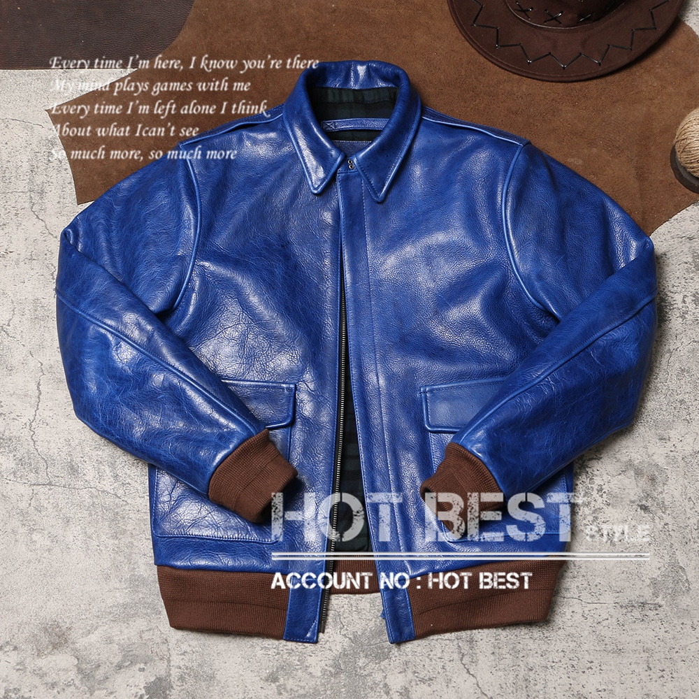 最高峰 1.5mm カウハイド 復刻30s USAF TYPE A-2 フライトジャケット ギフト メンズ 革ジャン 染料仕上げ 牛革