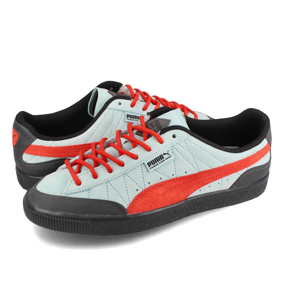 PUMA CLYDE RUBBER PAM LIGHT AQUA/WARM EARTH
