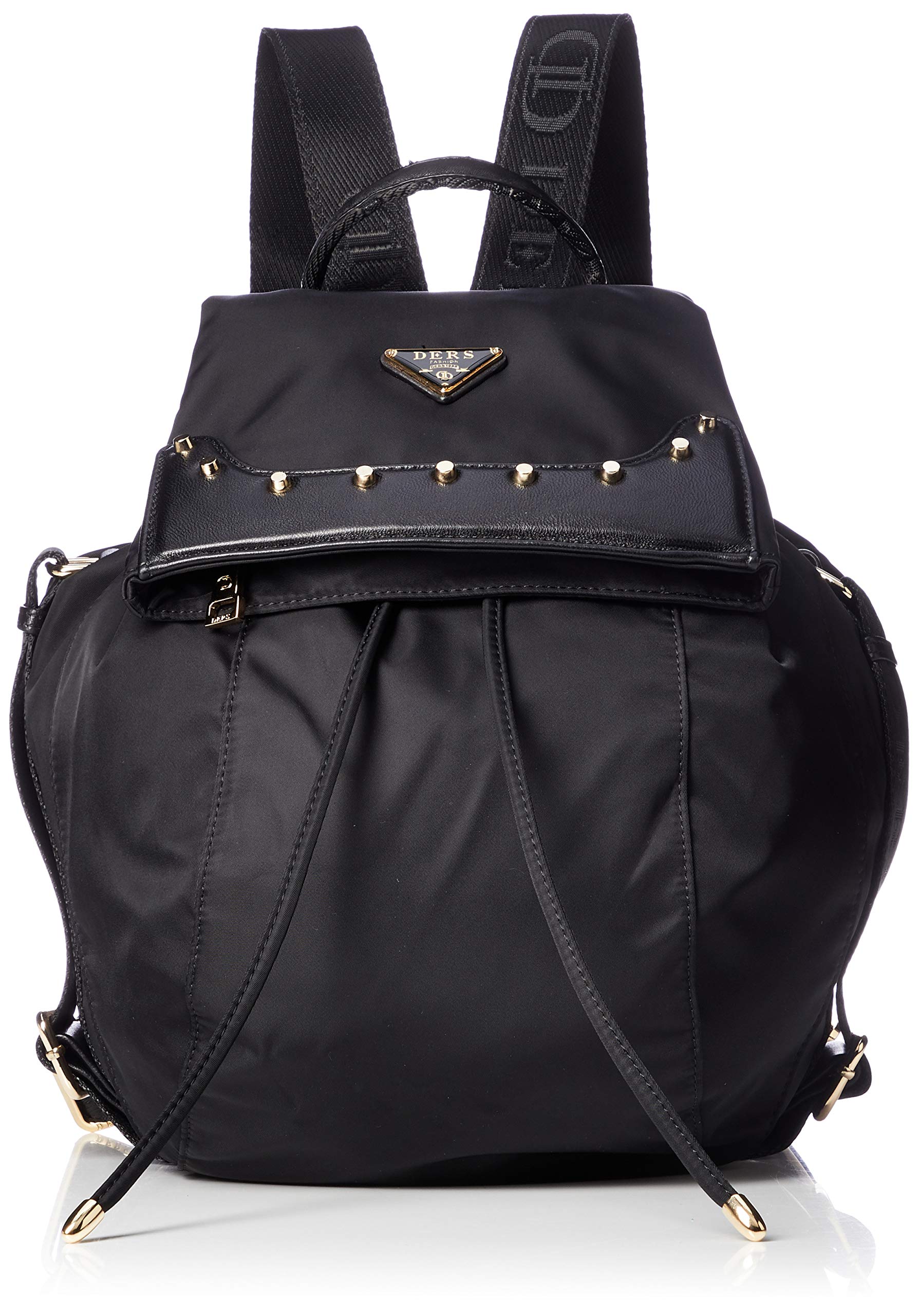 [ダイエルシー] ラム革付属 高密度ナイロン【インポート】 リュック 【生活撥水】 旅行 A4 1375-10865