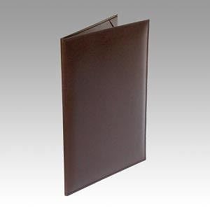 （まとめ買い）コレクト 調印/証書ホルダー濃茶A4判布レザー F-244-DB 00074043 [x3]