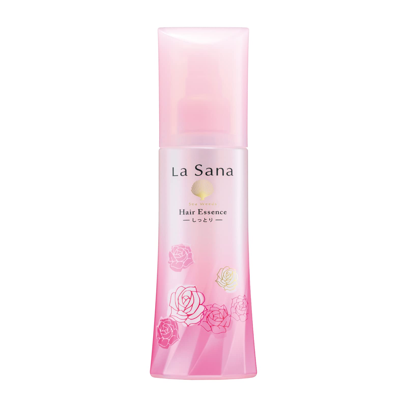 ラサーナ (La Sana) 海藻 ヘア エッセンス しっとり (150ml / ローズの香り) ヘアオイル 洗い流さないトリートメント ヘアエッセンス