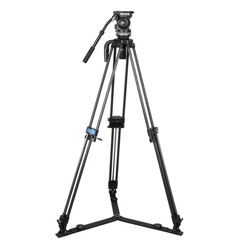 SIRUI　ラピッドシステム(SQ)ワンステップビデオ三脚セット(油圧式雲台：VHS10) ［3段 /ビデオ雲台］　SQ75＋VHS10-JP