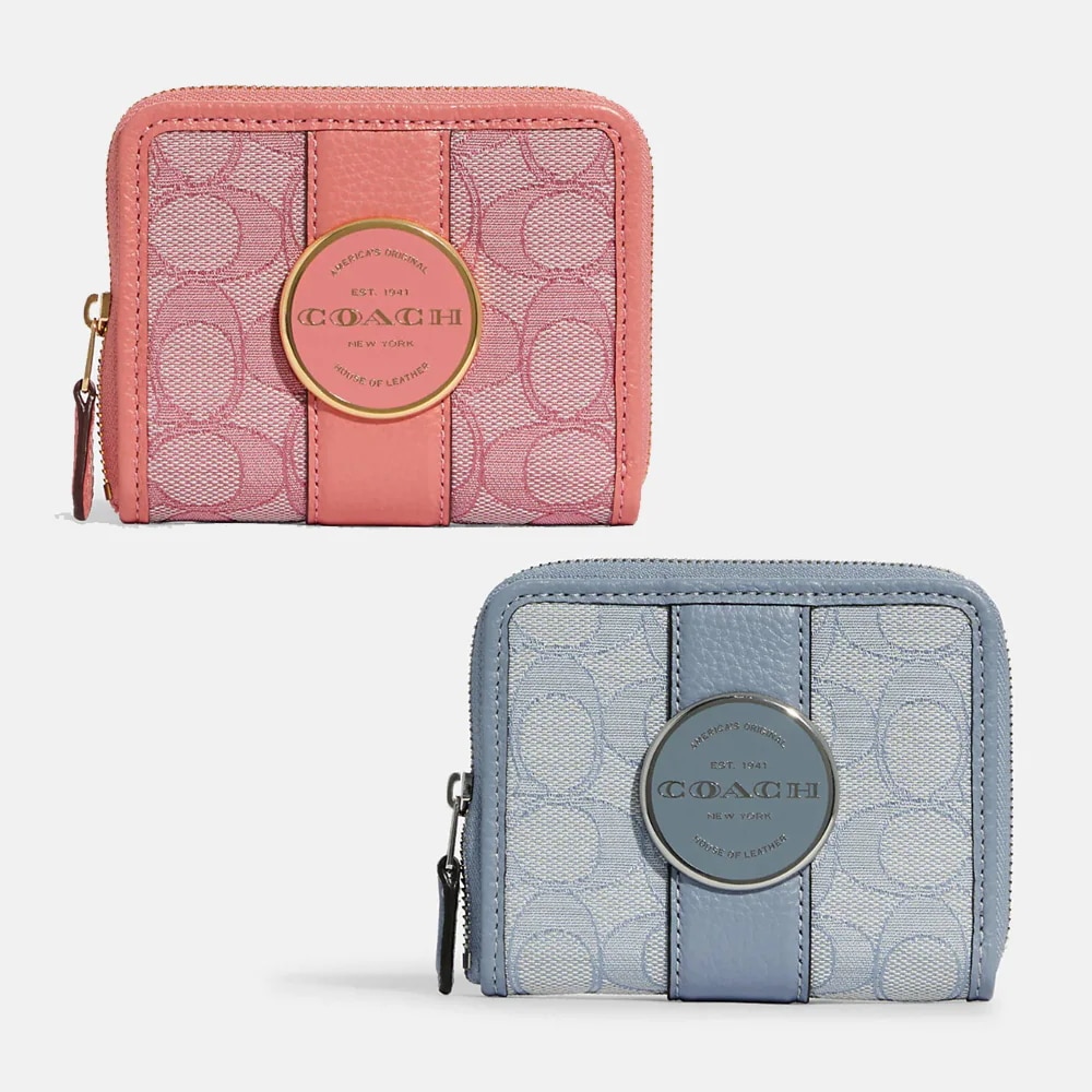 ジャカード レディース 二つ折り財布 お財布 スモール財布 C8323