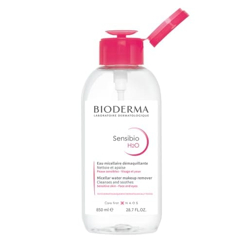 【正規品】ビオデルマ(Bioderma) サンシビオ エイチツーオー D 片手プッシュポンプ 850mL クレンジングウォーター（大容量 洗顔