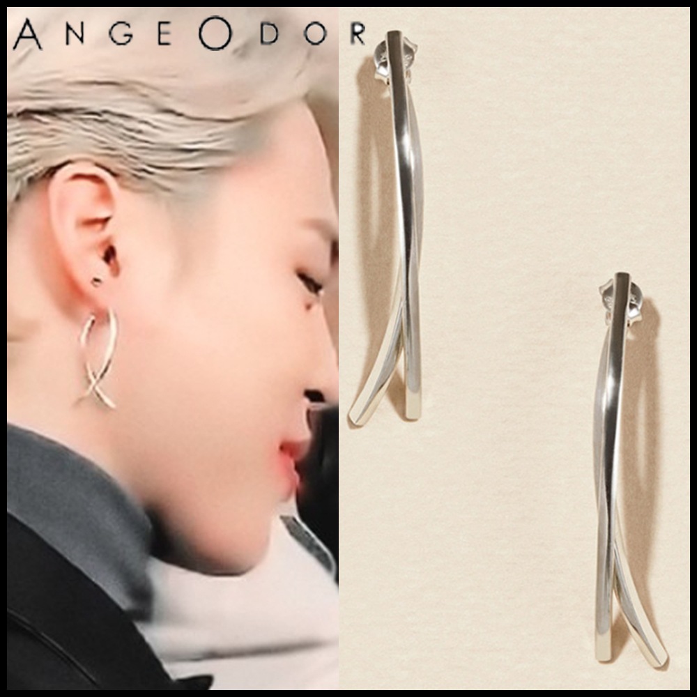 オープニングセール ANGEODOR ジミン ピアス - アクセサリー