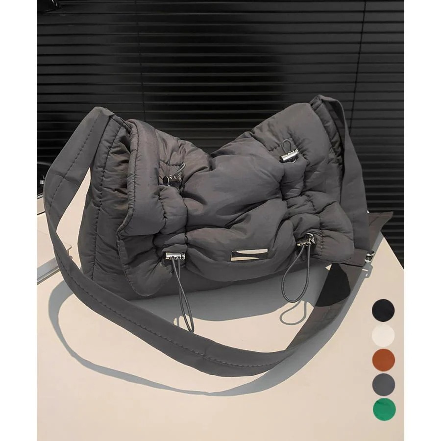 【急速出荷!】[ 期間限定] 韓国人気 シャーリングボディーバッグパファーバッグ